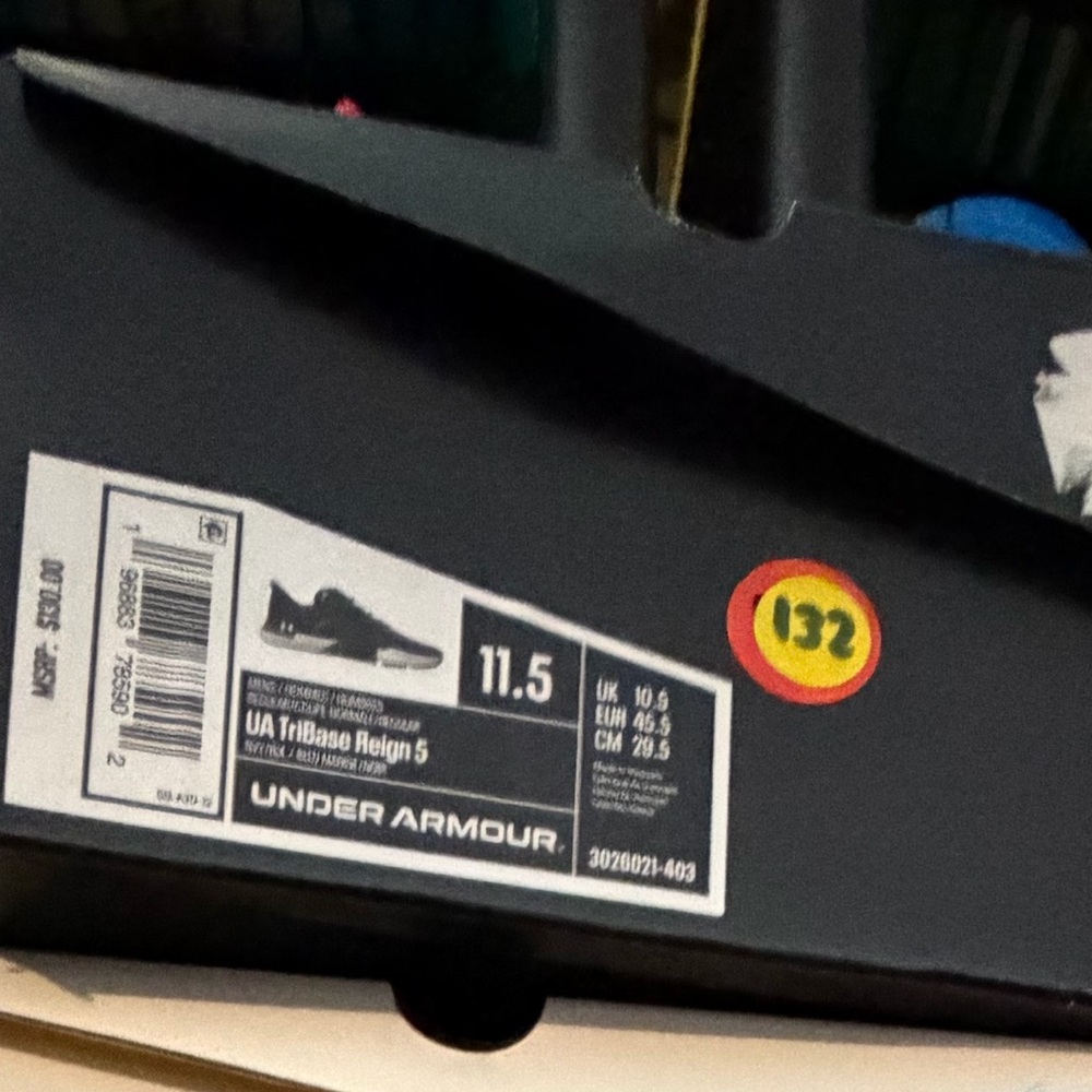 Under Armour Men's TriBase Reign 5 - 
Size 11.5 - New In Box - Picture 6 of 6
